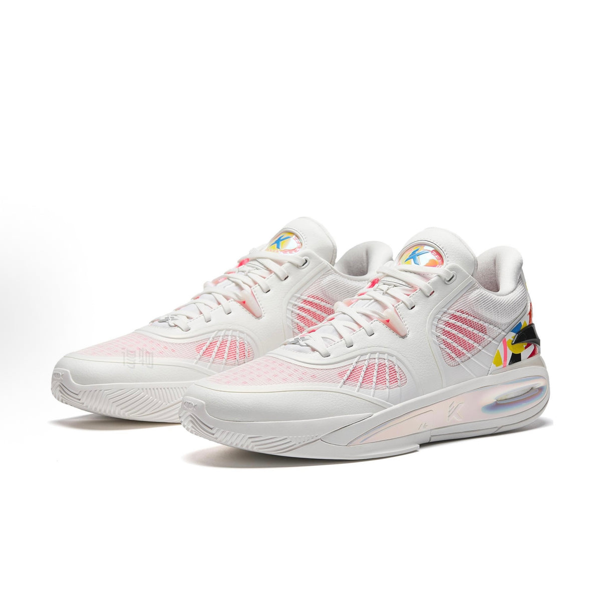 ANTA KT10「White Multicolor」 斜め前方