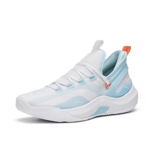 ANTA KT FLY「White Blue」 ホワイト 斜め前方