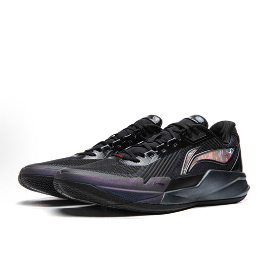 LI-NING Yushuai Rookie Black ブラック 斜め前方ペア