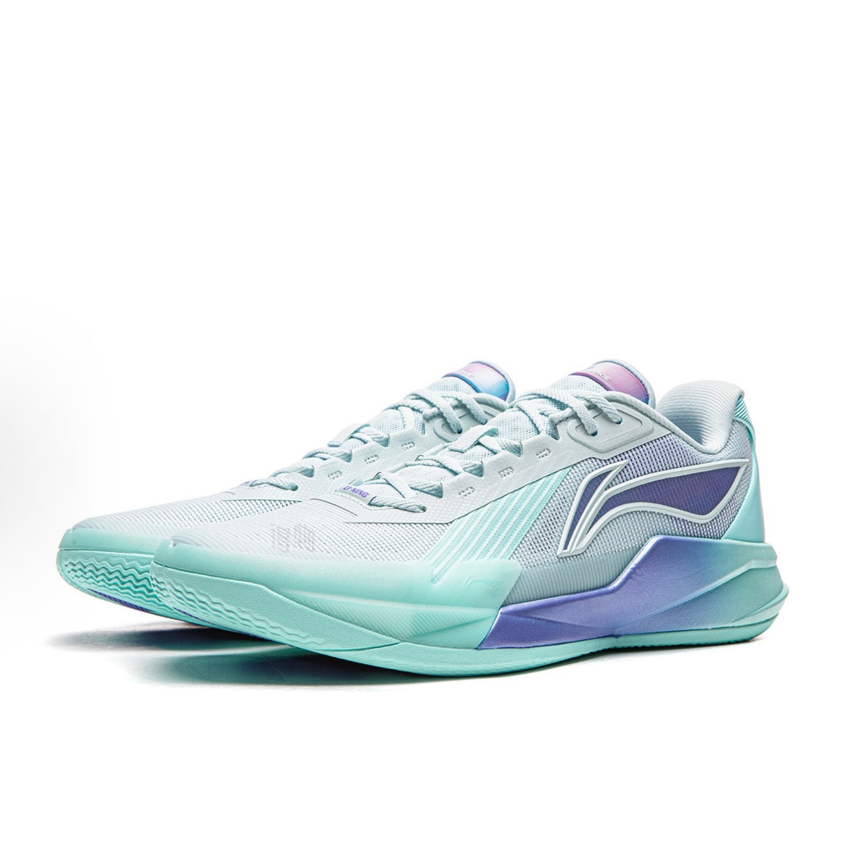 LI-NING Yushuai Rookie Mint Purple ミント パープル 斜め前方ペア