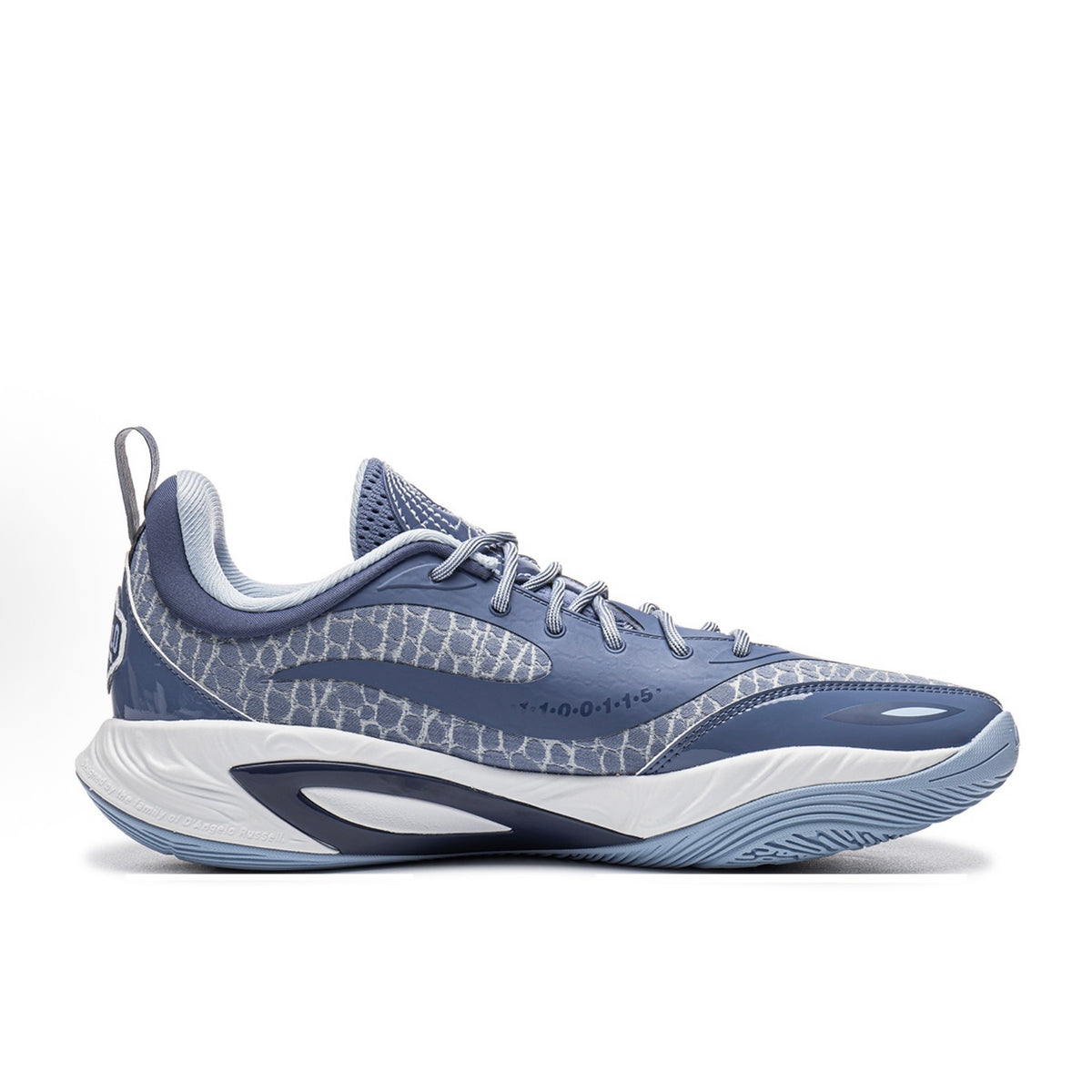 LI-NING DLo 2 ダスクブルー ブルー 内側側面