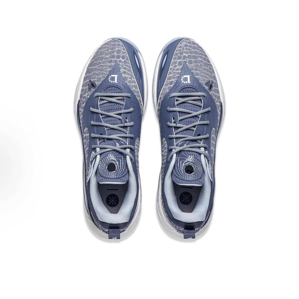 LI-NING DLo 2 ダスクブルー ブルー 上面ペア