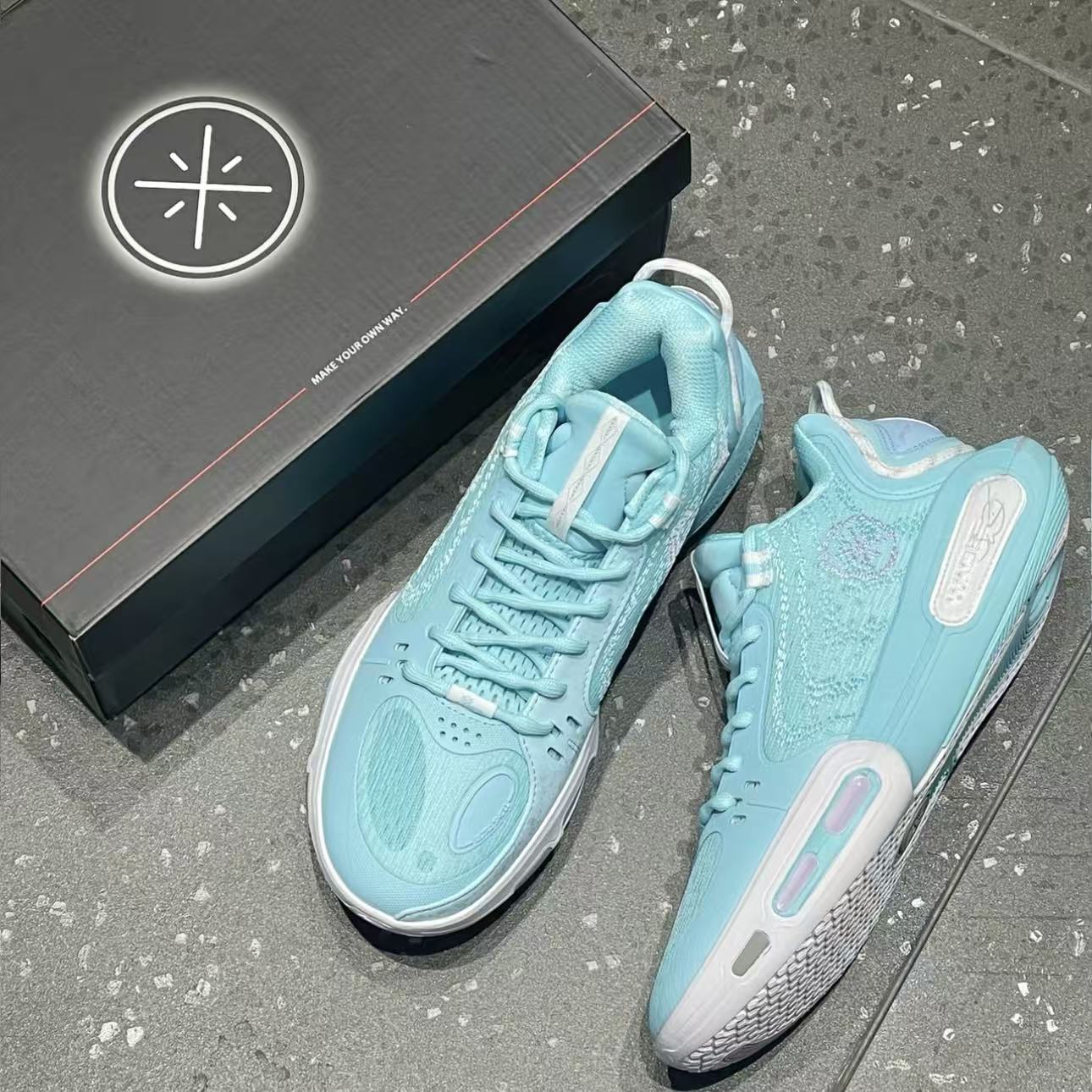 LI-NING Wade Shadow 7 「ミント」 バスケットボールシューズ